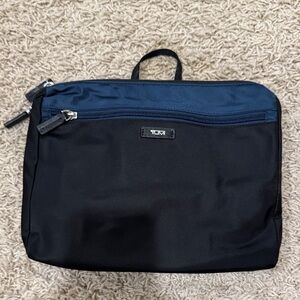 TUMI Navy and Black Laptop Bag